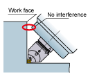 Avoid workpiece interference with improved tool accessibility.