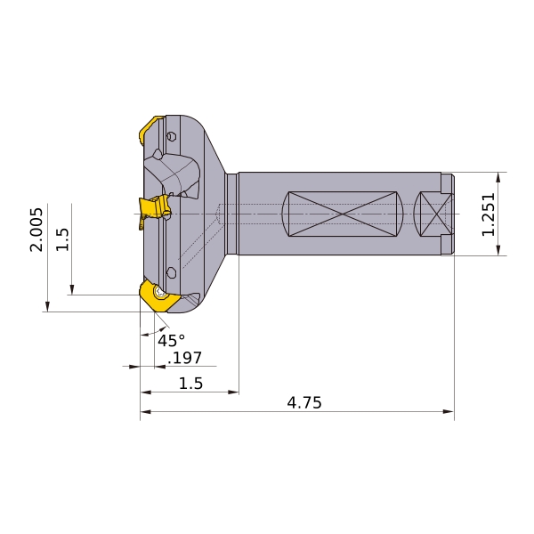 Mitsubishi Materials  Catalog Products Information Indexable End Mills WSX445_INCH