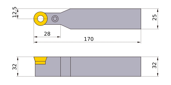 三菱マテリアル バイト PRDCN3225P16 (外径加工)-