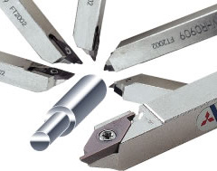 Tools for automatic lathes with radial tool posts