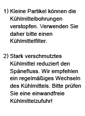 Handling mit Kühlmittel