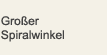 Großer Spiralwinkel