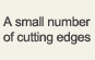 A small number of cutting edges