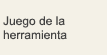 Juego de la herramienta