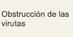 Obstrucción de las virutas
