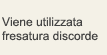 Viene utilizzata fresatura discorde