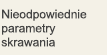 Nieodpowiednie parametry skrawania