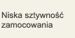 Niska sztywność zamocowania