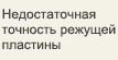 Недостаточная точность режущей пластины