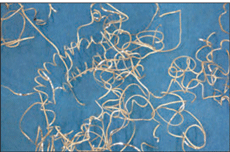 Cavacos formados pelo inserto sem quebra-cavacos