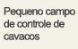 Grande campo de controle de cavacos