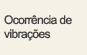Ocorrência de vibrações