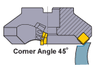 Corner Angle 45°