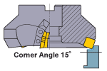 Corner Angle 15°
